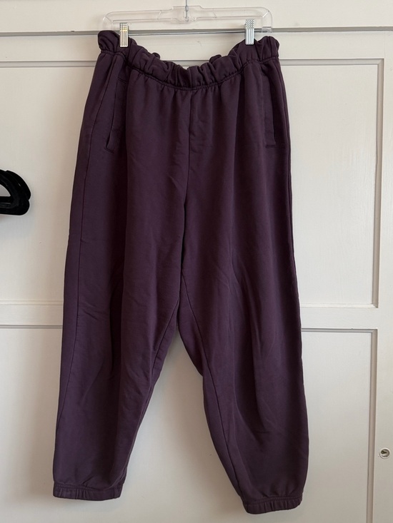 aerie Pants - Aerie Sweatpants eggplant/purple